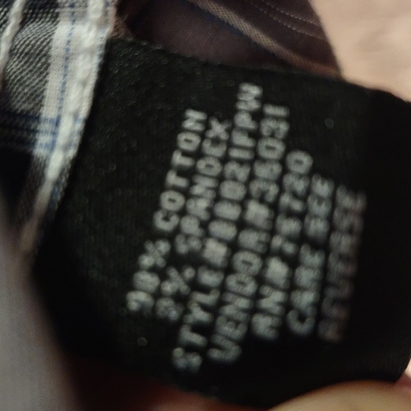 BKE Buckle BLACK Western Snap Button Plaid Grey Shirt L - Picture 5 of 16